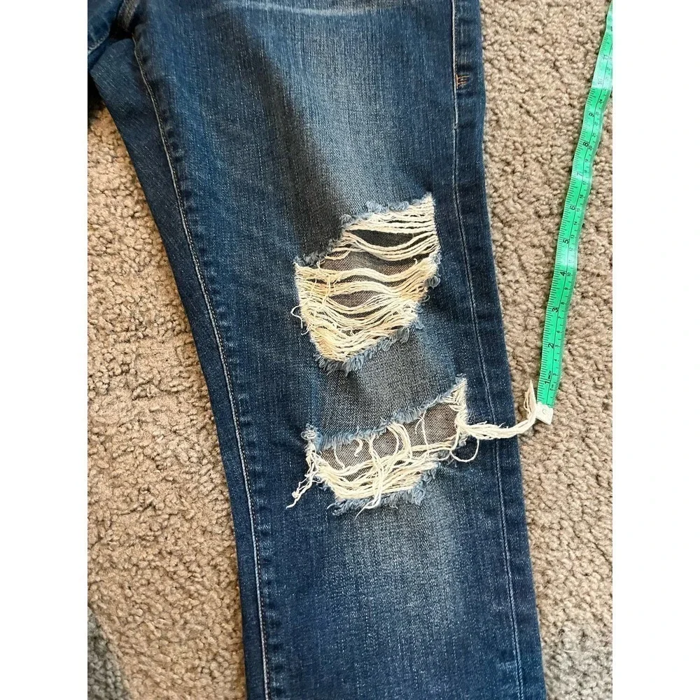 Frame me garçon mid rise distressed‎ jeans size 26
